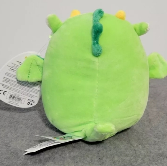 5" Dexter the Green Dragon NWT Kellytoy HTF New Wing Colour Varient Squishmallow - Picture 2 of 2